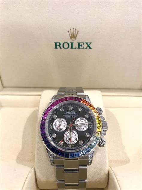 rolex color rojo con diamantes|Relojes Rolex Rainbow en Chrono24.